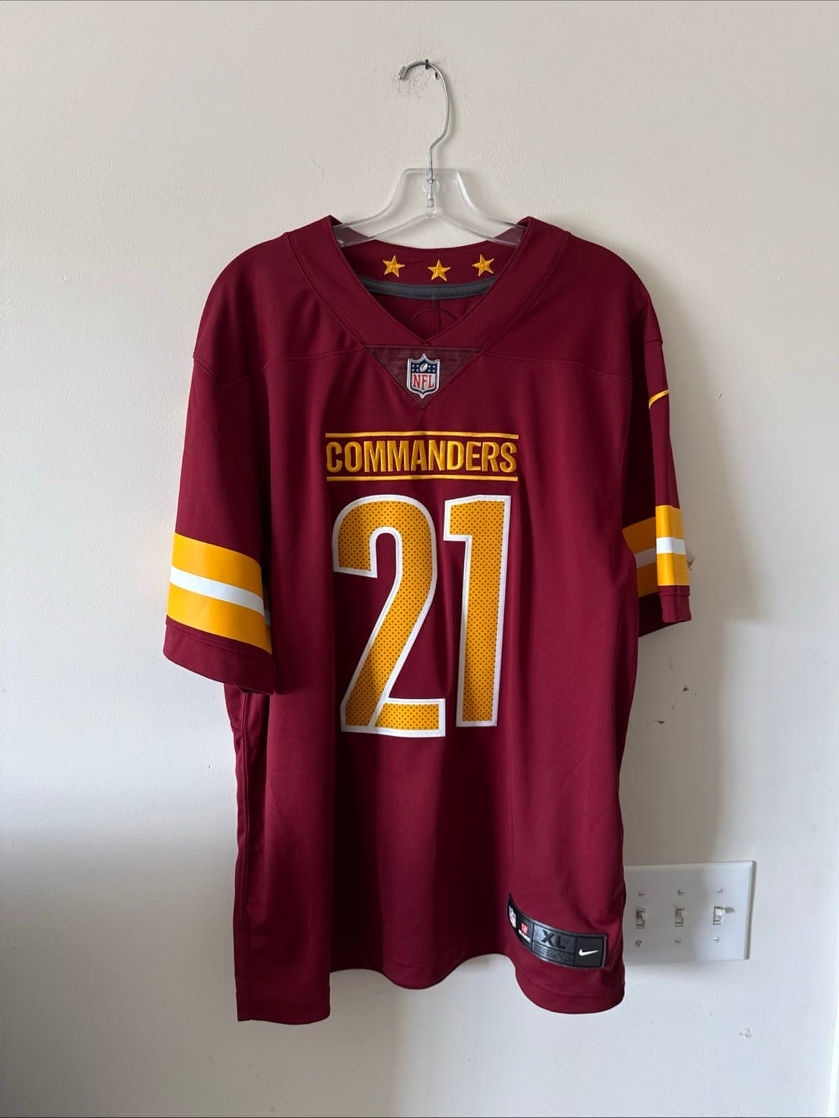Men’s Nike Sean Taylor #21 Washington Commanders Vapor Lmtd Jersey Sz XL - RARE - Image 1