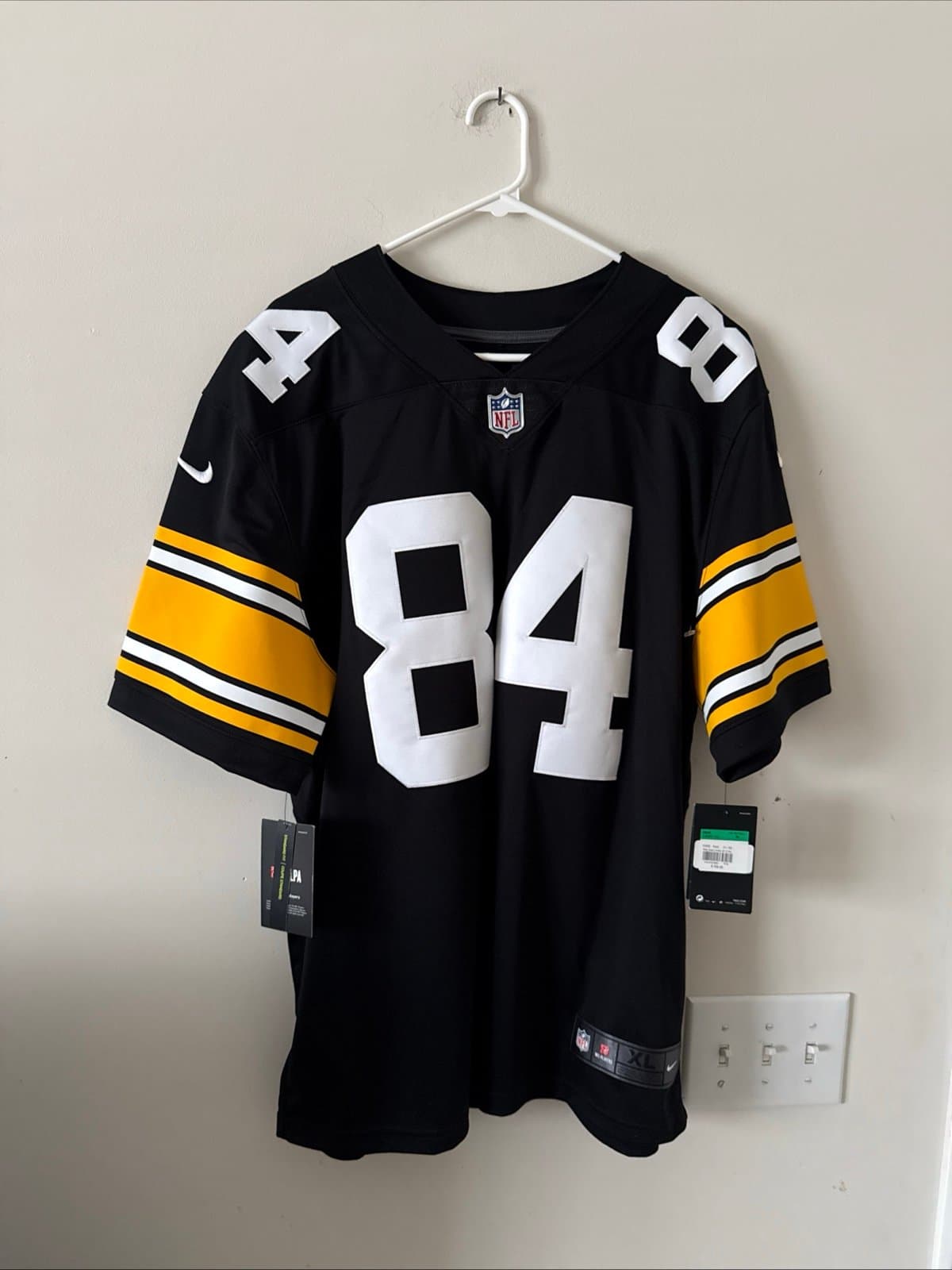 Men’s Nike Antonio Brown #84 Steelers Vapor Lmtd Alternate Jersey Sz XL - NWT - Image 1