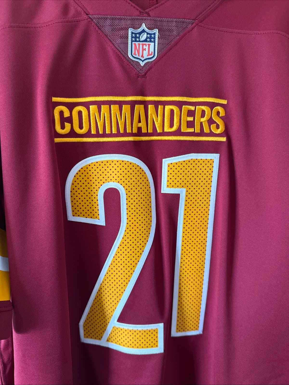 Men’s Nike Sean Taylor #21 Washington Commanders Vapor Lmtd Jersey Sz XL - RARE - Thumbnail 2