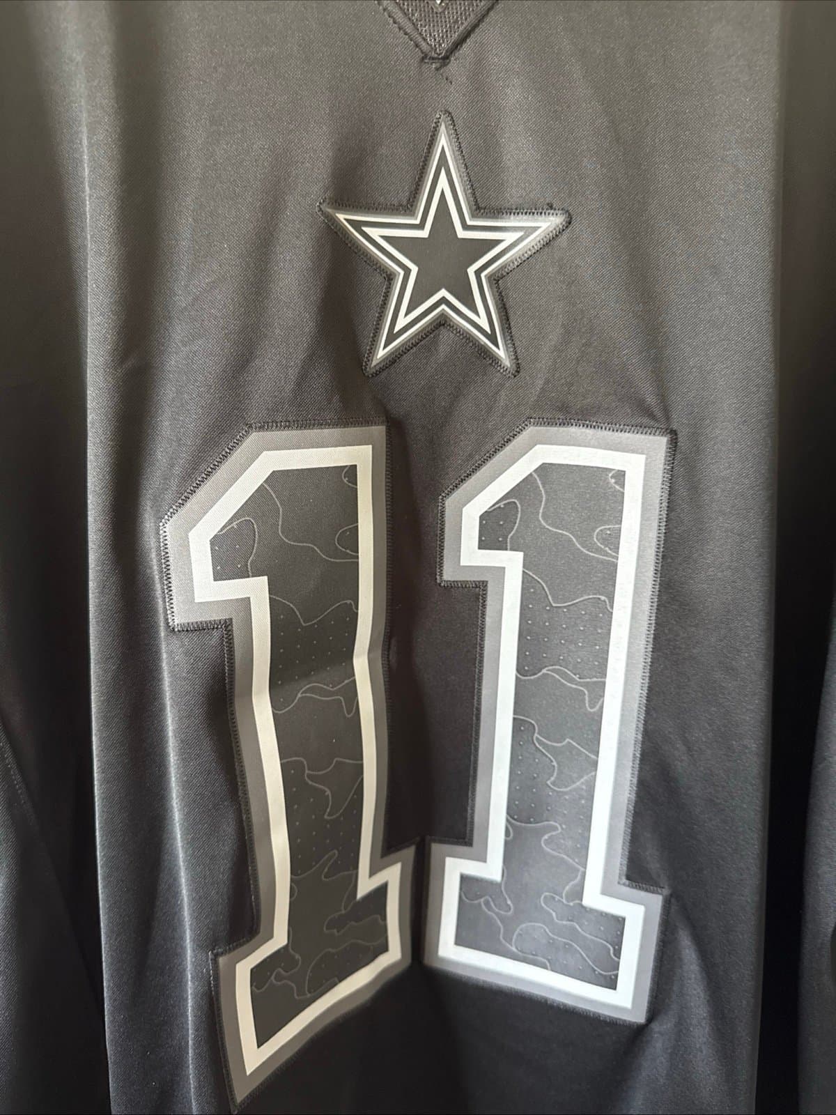 Men's Nike Micah Parsons #11 Dallas Cowboys RFLCTV Limited NFL Jersey Sz L RARE - Thumbnail 2