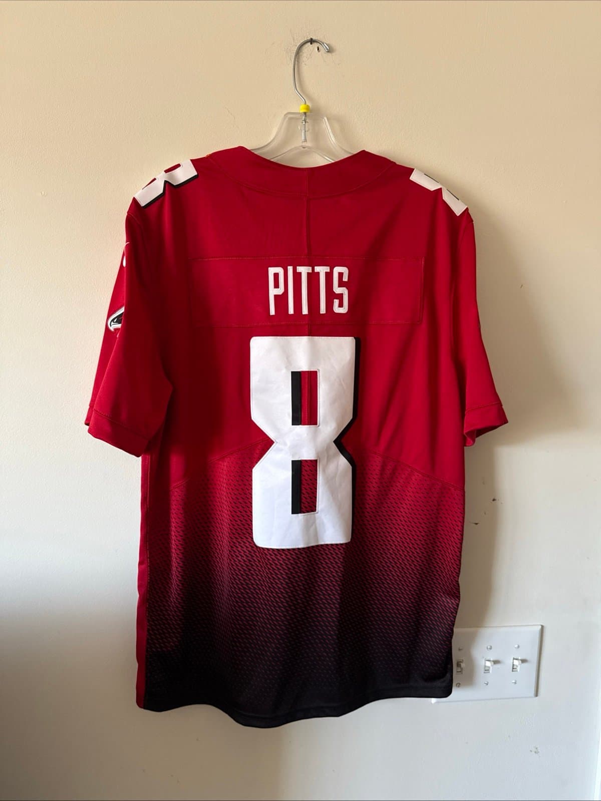 Men’s Nike Kyle Pitts #8 Atlanta Falcons Alternate Vapor Lmtd Jersey Sz L - RARE - Thumbnail 7