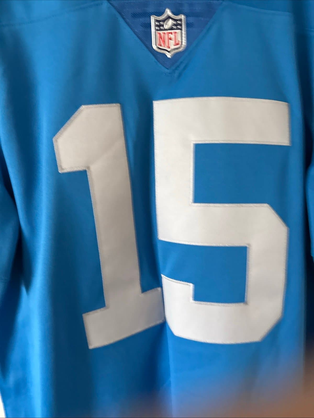 Men’s Nike Golden Tate #15 Detroit Lions Vapor Lmtd Alt Jersey Sz M - Blue RARE - Thumbnail 2