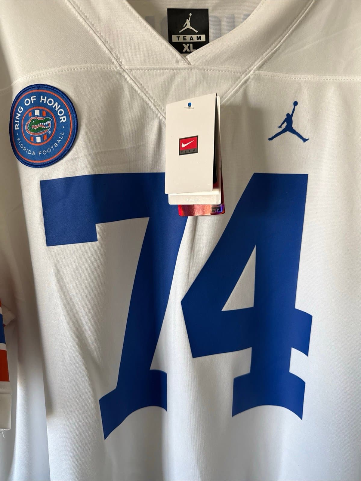 Men’s Jordan Jack Youngblood #74 Florida Gators ROH NCAA Jersey Sz XL - NWT RARE - Thumbnail 2