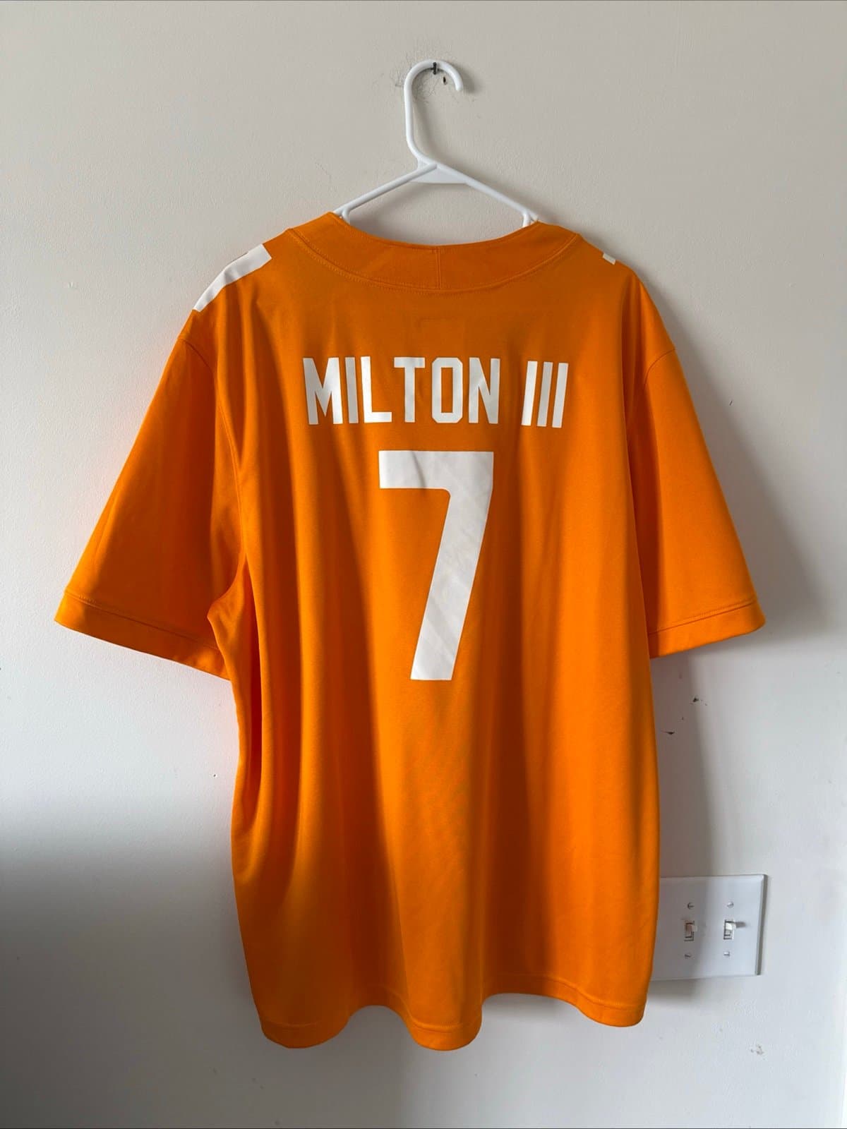 Men’s Nike Joe Milton III #7 Tennessee Volunteers Jersey Sz XL - Orange RARE - Thumbnail 6