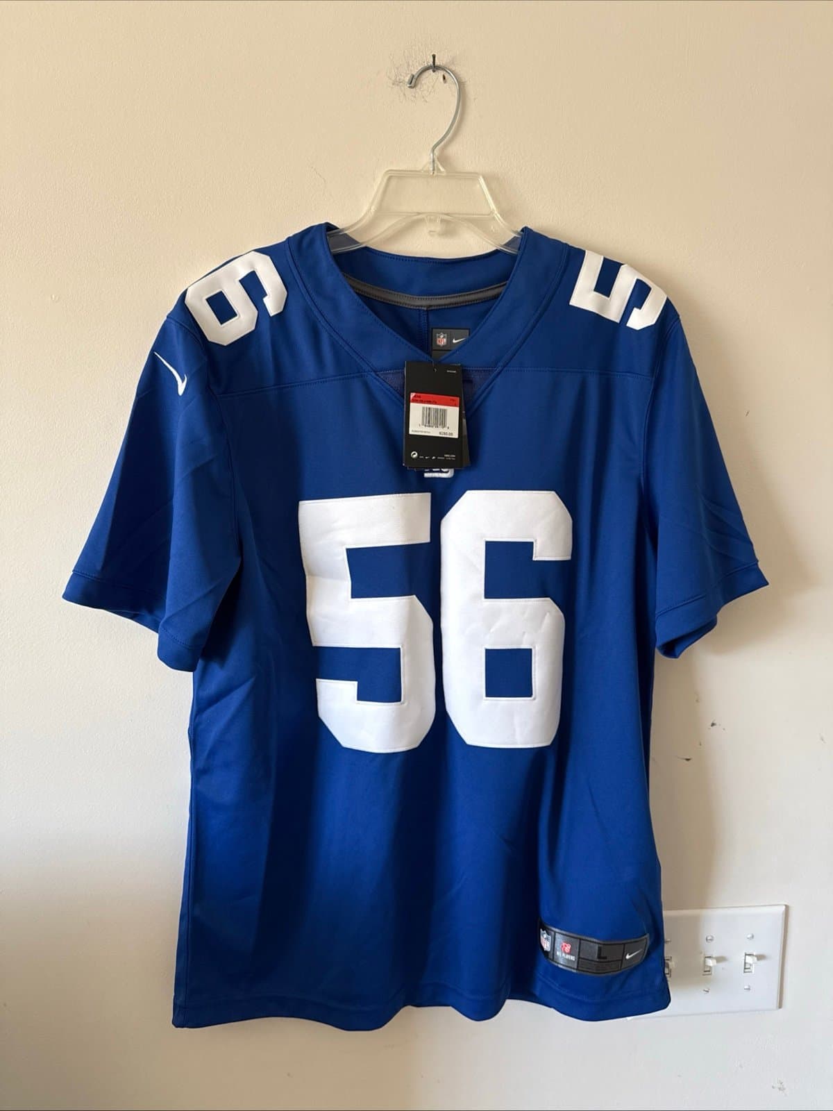 Men’s Nike Lawrence Taylor #56 New York Giants Vapor Lmtd Jersey Sz L - NWT RARE - Image 1