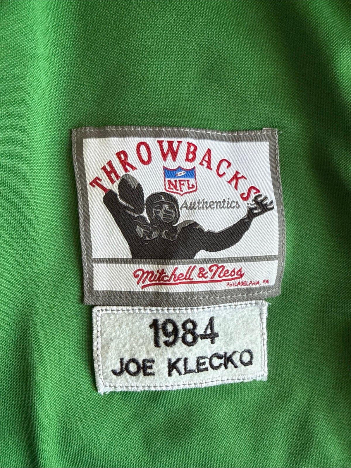 Men’s Mitchell & Ness Joe Klecko #73 NY Jets 1984 Jersey Silver Anniv Sz 54 RARE - Thumbnail 3