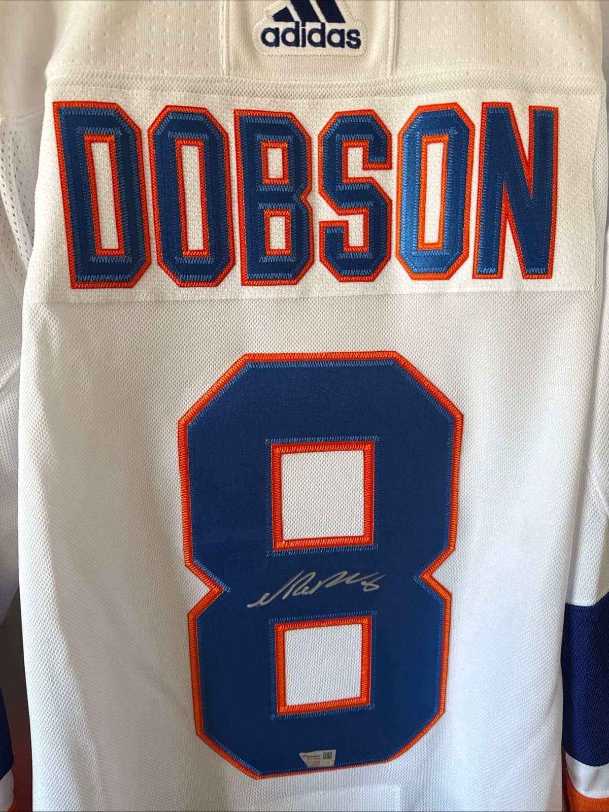 Men’s adidas Noah Dobson #8 Signed New York Islanders Jersey Sz 54 - NWT RARE - Thumbnail 2