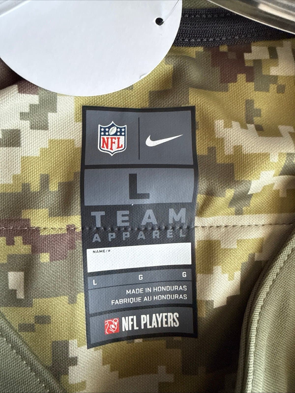 Men’s Nike Christian McCaffrey #22 Panthers Salute To Service Lmtd Jersey Sz L - Thumbnail 4