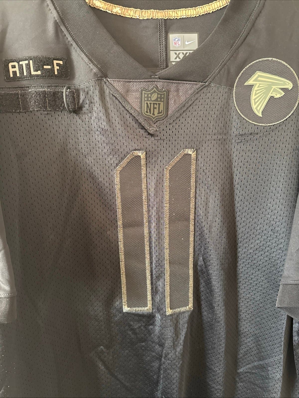 Men’s Nike Julio Jones #11 Falcons 2020 Salute to Service Jersey Sz 2XL NWT RARE - Thumbnail 2