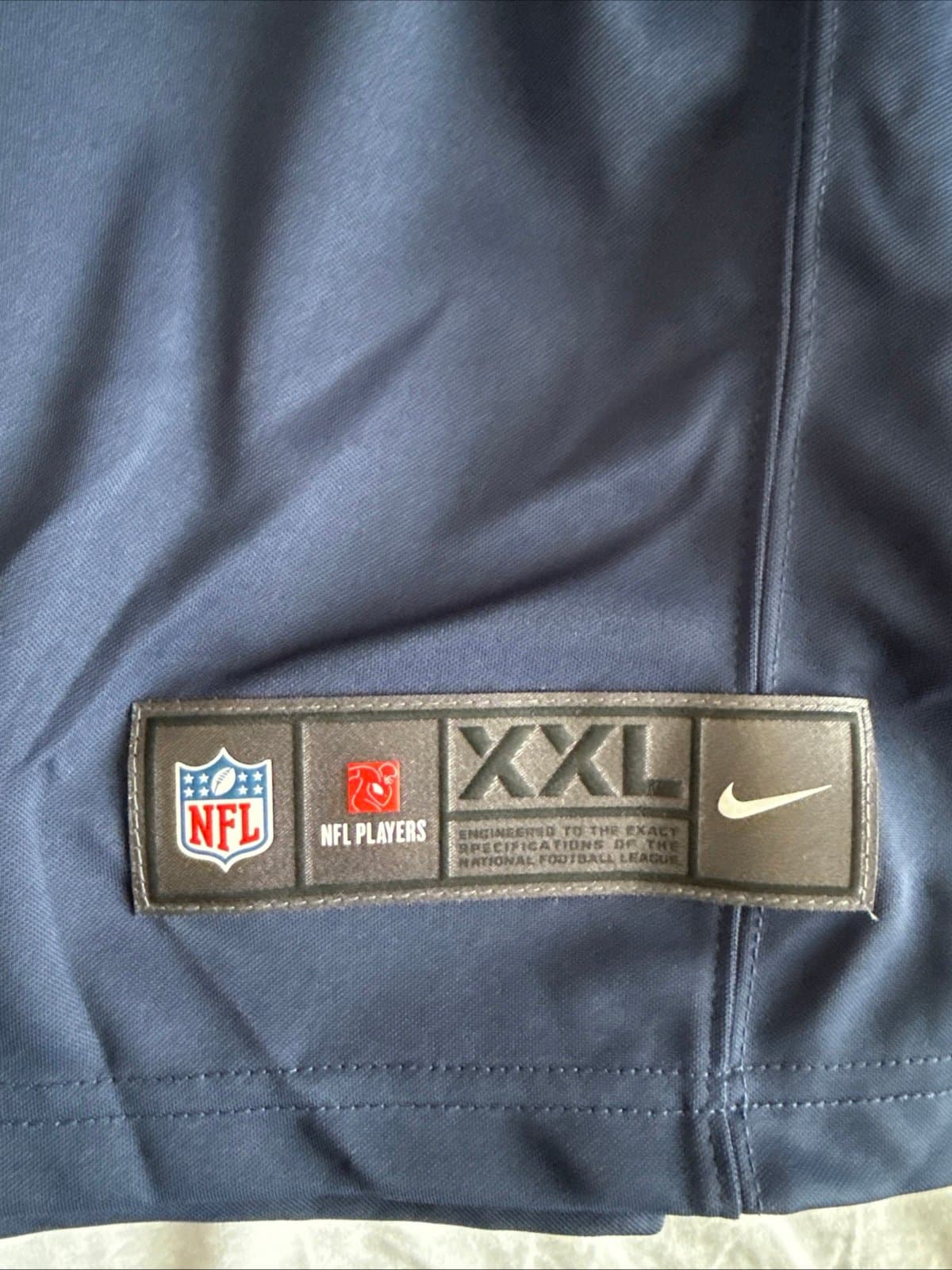 Men’s Nike AJ Brown #11 Tennessee Titans Vapor Lmtd Jersey Sz 2XL Blue NWT RARE - Thumbnail 3