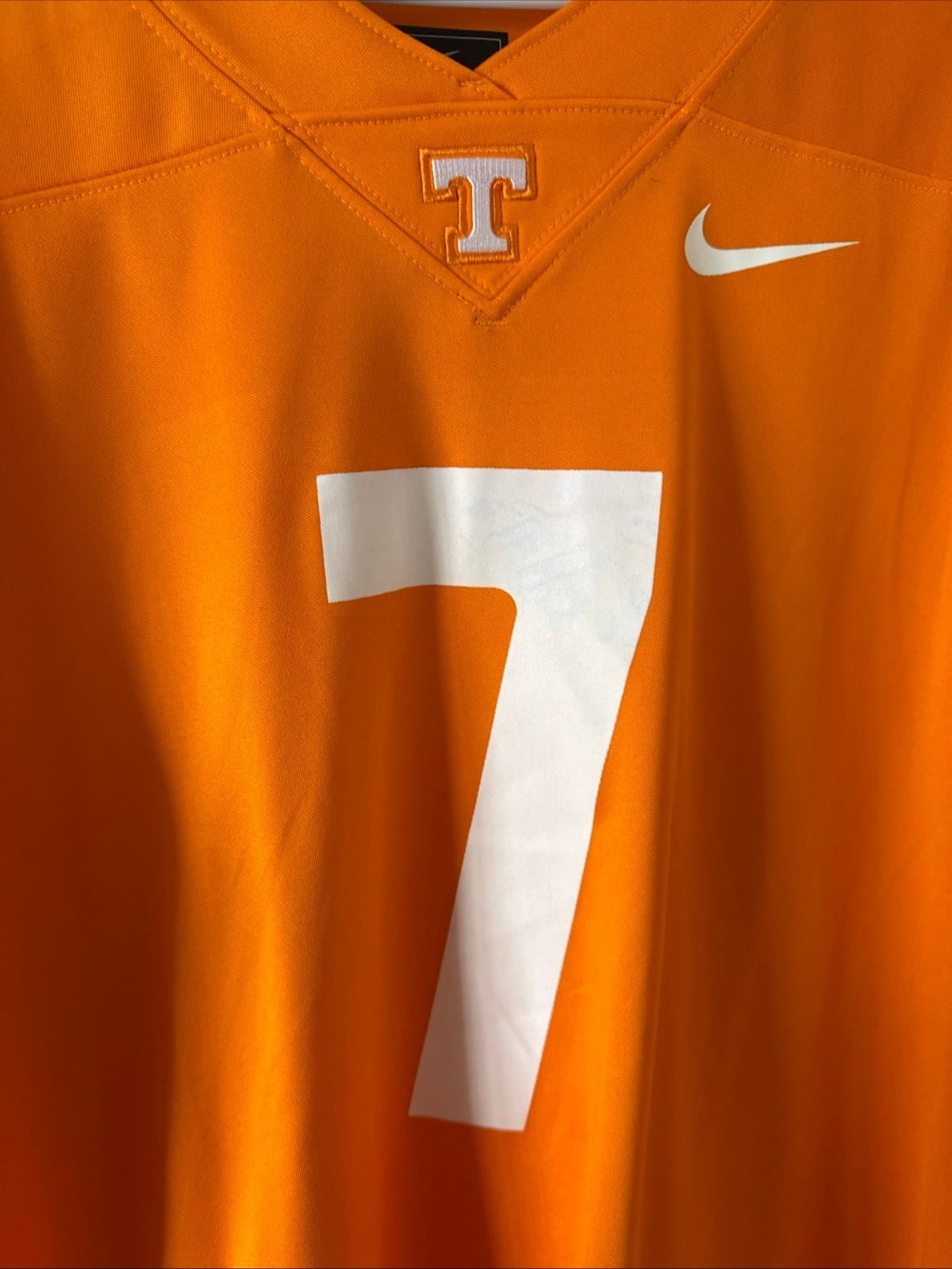Men’s Nike Joe Milton III #7 Tennessee Volunteers Jersey Sz XL - Orange RARE - Thumbnail 2