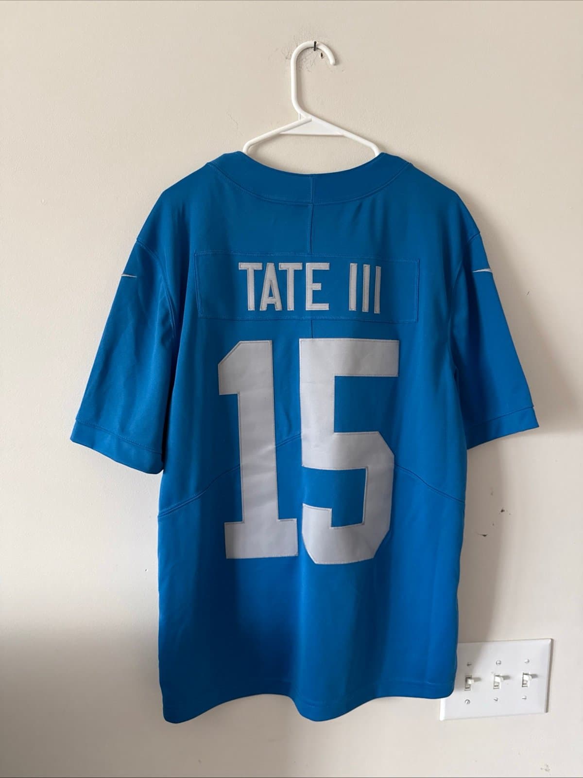 Men’s Nike Golden Tate #15 Detroit Lions Vapor Lmtd Alt Jersey Sz M - Blue RARE - Thumbnail 6