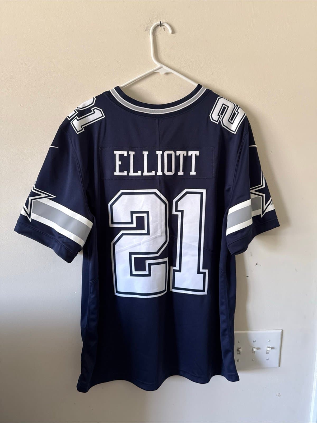 Men's Nike Ezekiel Elliott #21 Cowboys Vapor Lmtd 100 Seasons Jersey Sz XL RARE - Thumbnail 6