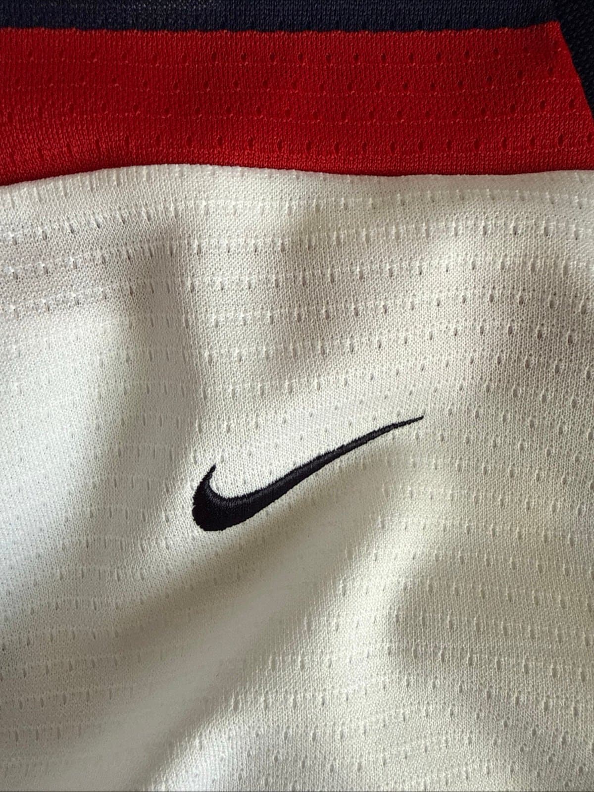 Men’s VTG Nike Team USA #9 2002 Winter Olympics Hockey Jersey Sz L - White RARE - Thumbnail 4