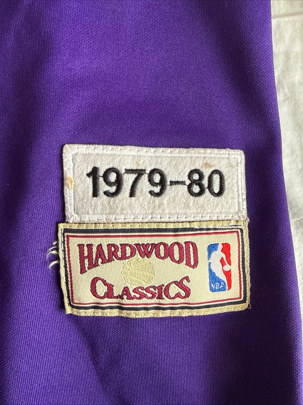 Men’s Mitchell & Ness Magic Johnson #32 1979-80 LA Lakers Jersey Sz 54 - RARE - Thumbnail 3