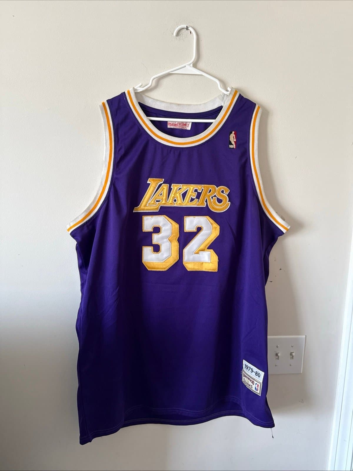 Men’s Mitchell & Ness Magic Johnson #32 1979-80 LA Lakers Jersey Sz 54 - RARE - Image 1