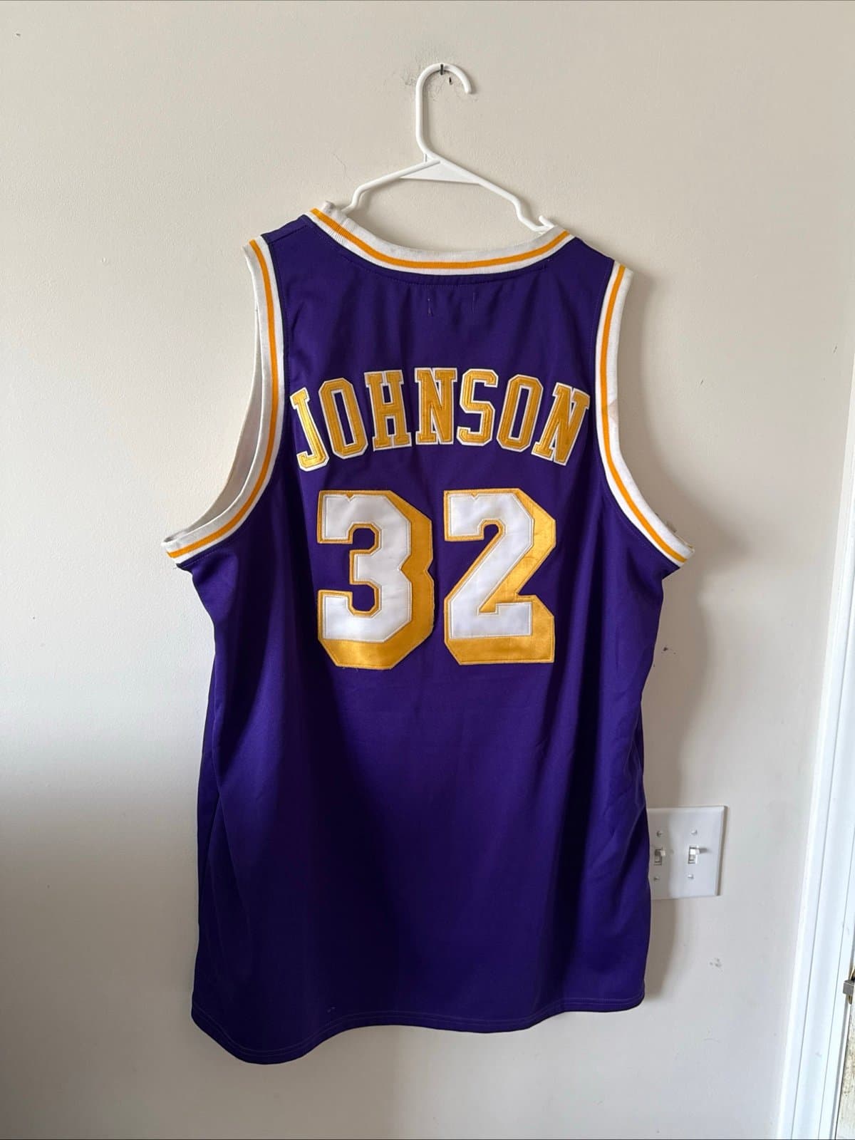 Men’s Mitchell & Ness Magic Johnson #32 1979-80 LA Lakers Jersey Sz 54 - RARE - Thumbnail 6