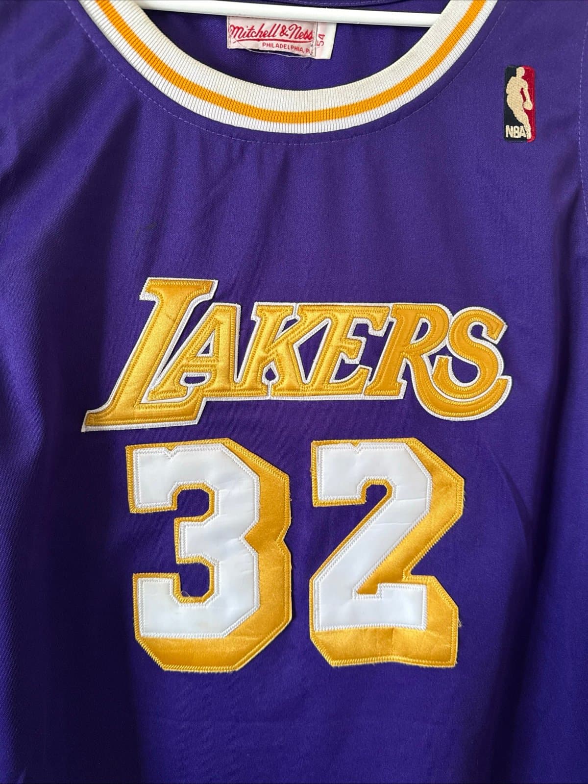 Men’s Mitchell & Ness Magic Johnson #32 1979-80 LA Lakers Jersey Sz 54 - RARE - Thumbnail 2