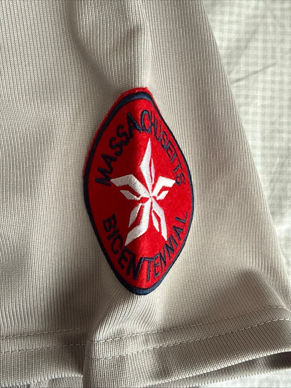 Men’s Mitchell & Ness Carlton Fisk #27 1975 Boston Red Sox Jersey Sz 54 - Gray - Thumbnail 5