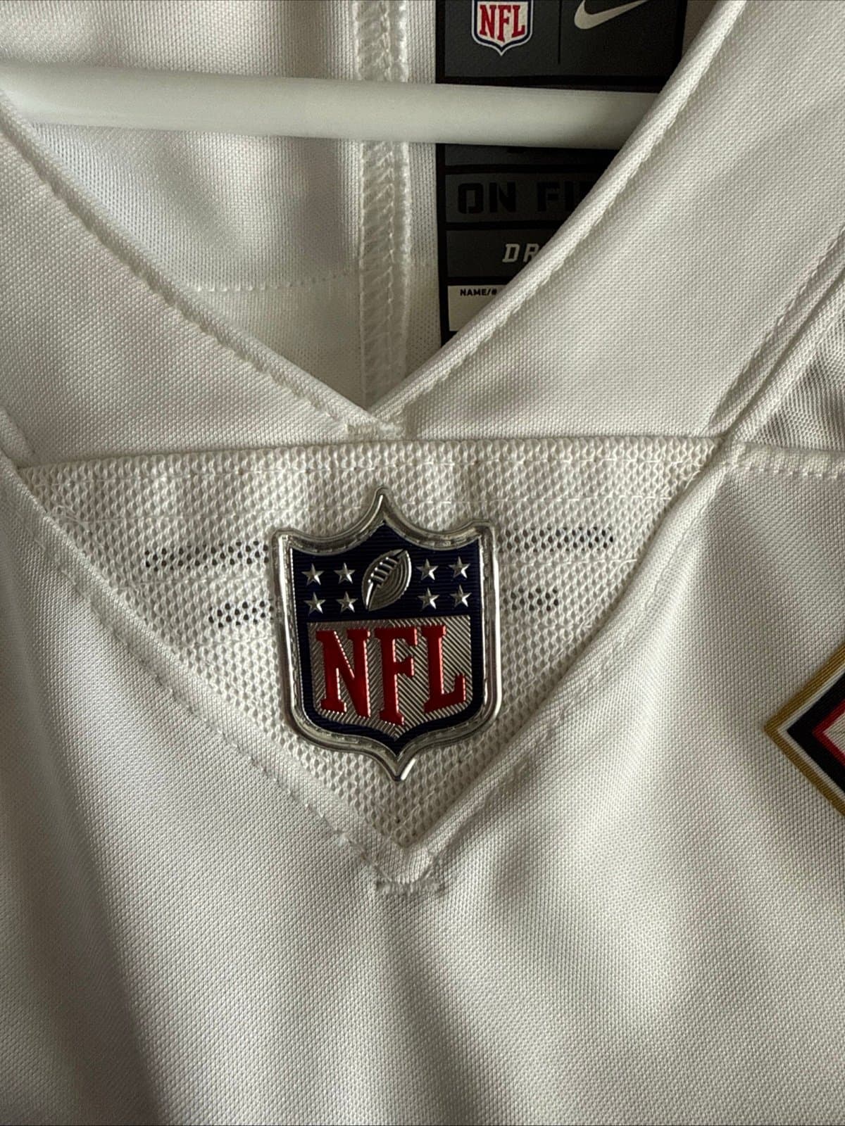 Men’s Nike George Kittle SF 49ers Vapor Lmtd Jersey 75th Anniv Patch Sz XL RARE - Thumbnail 6