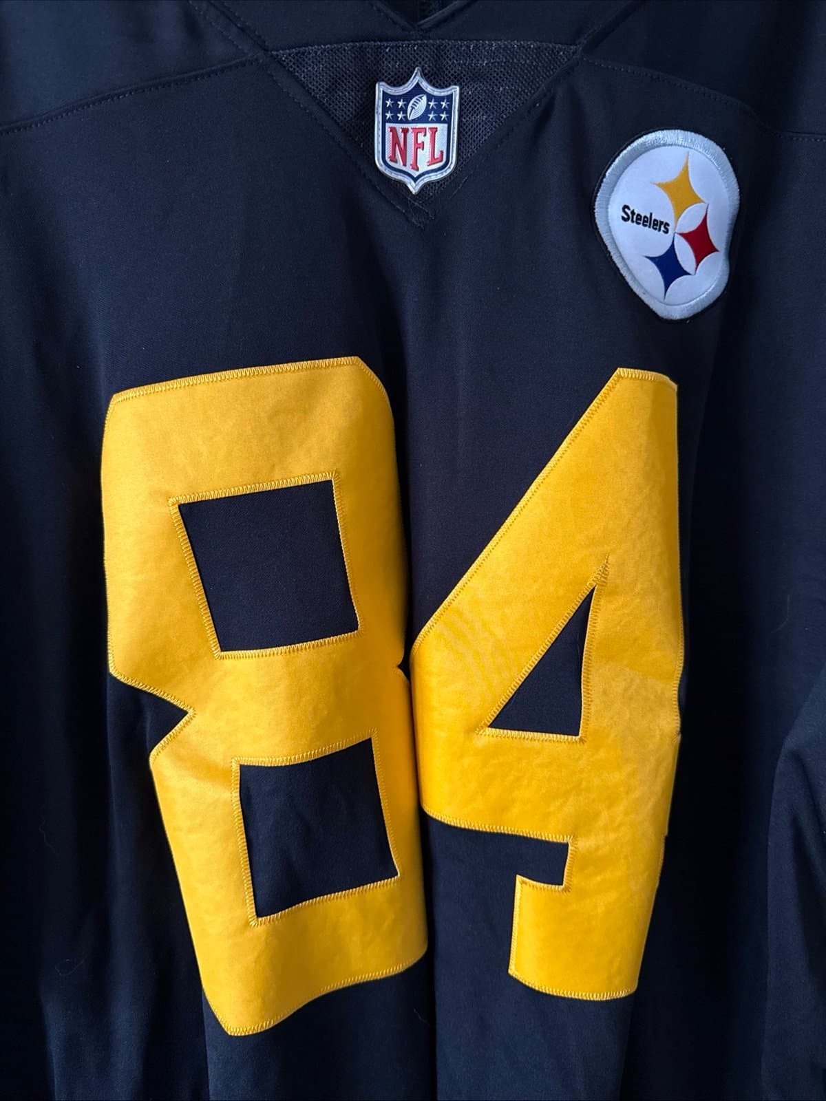 Men’s Nike Antonio Brown #84 Steelers Vapor Lmtd Color Rush Jersey Sz 2XL - RARE - Thumbnail 2
