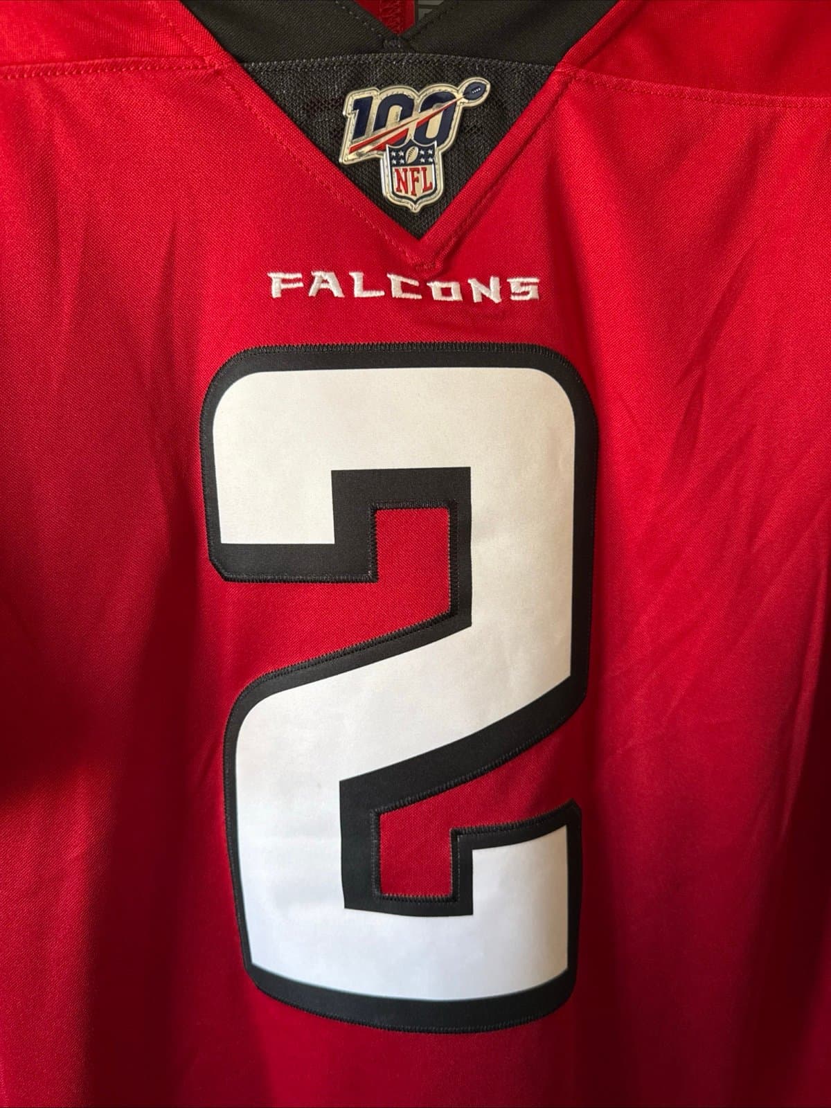Men's Nike Matt Ryan #2 Atlanta Falcons Vapor Lmtd 100 Jersey Sz 2XL - NWT RARE - Thumbnail 2