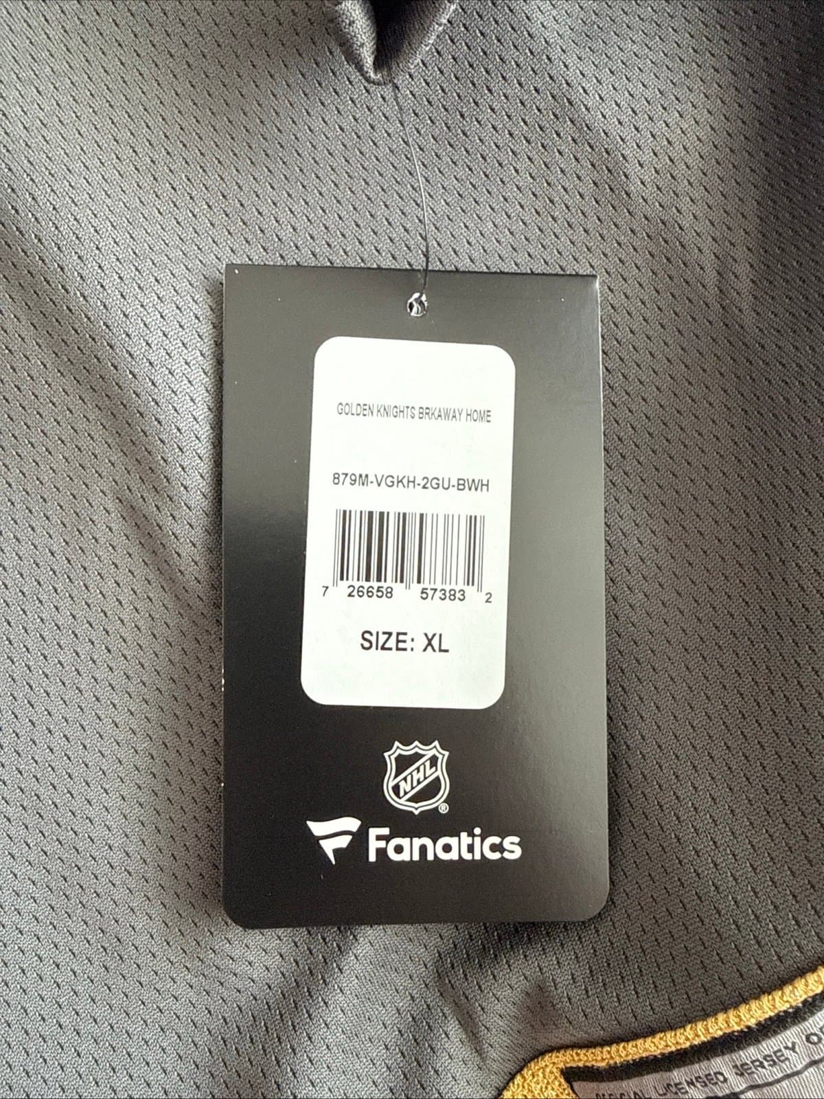 Men’s Fanatics Robin Lehner #90 Signed Vegas Golden Knights Jersey Sz XL - NWT - Thumbnail 5