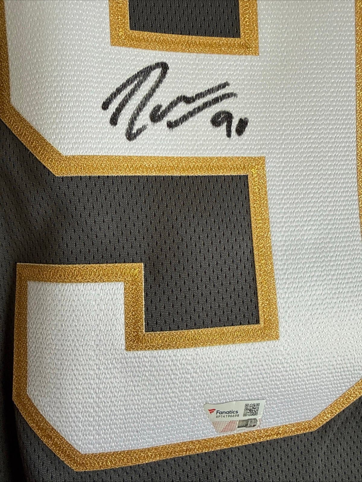 Men’s Fanatics Robin Lehner #90 Signed Vegas Golden Knights Jersey Sz XL - NWT - Thumbnail 3