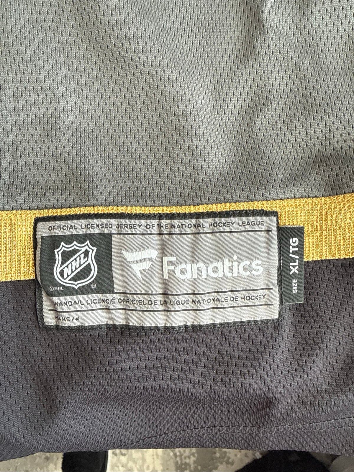 Men’s Fanatics Robin Lehner #90 Signed Vegas Golden Knights Jersey Sz XL - NWT - Thumbnail 6