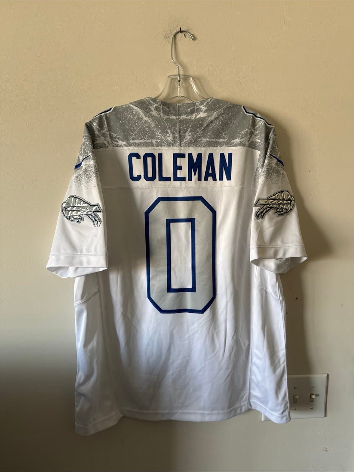 Men’s Nike Keon Coleman #0 Buffalo Bills 2025 Rivalries Vapor Lmtd Jersey Sz L - Thumbnail 7