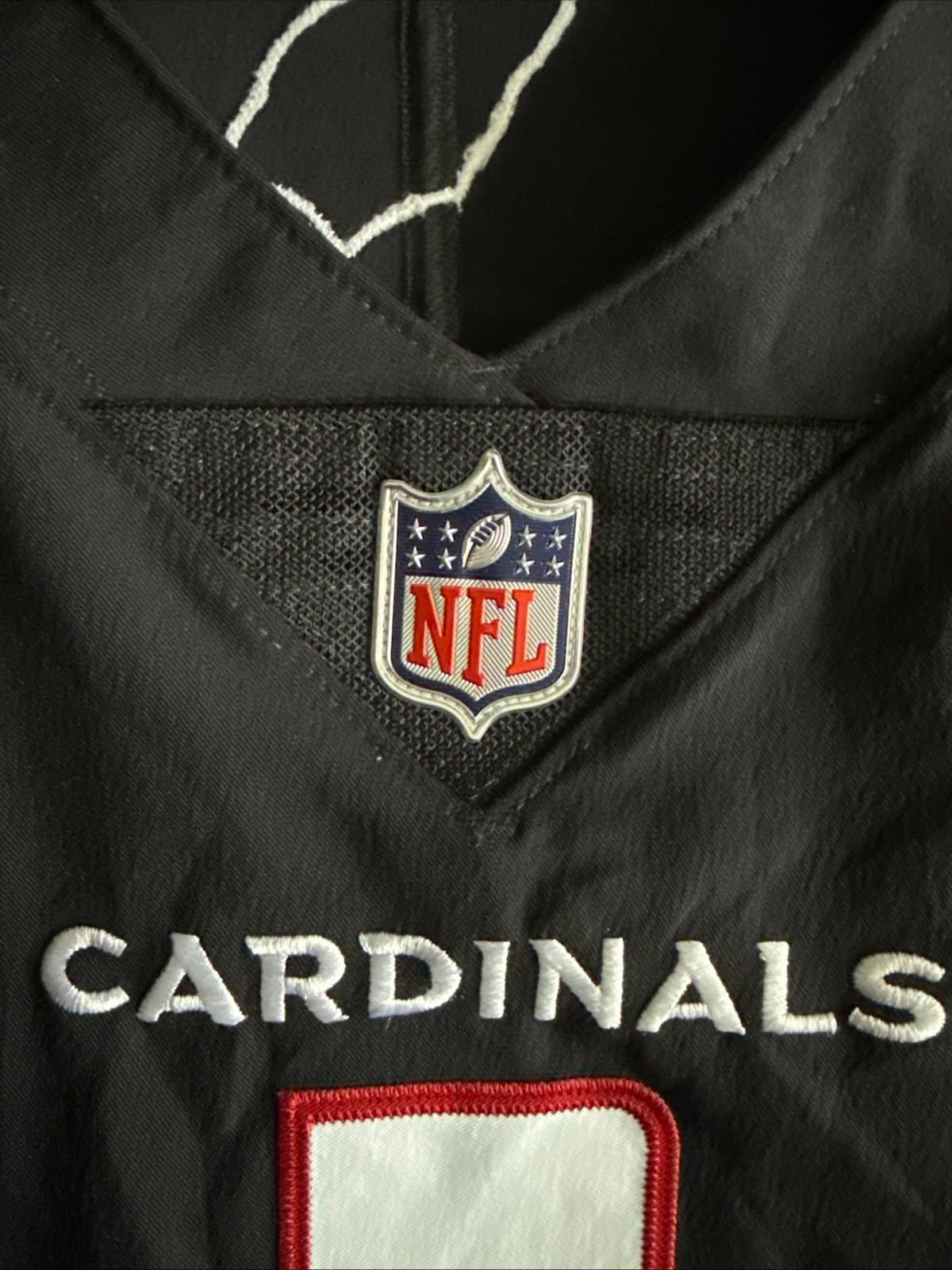 Men’s Nike Kyler Murray #1 Arizona Cardinals Vapor Elite Jersey Sz 48 - Black - Thumbnail 5