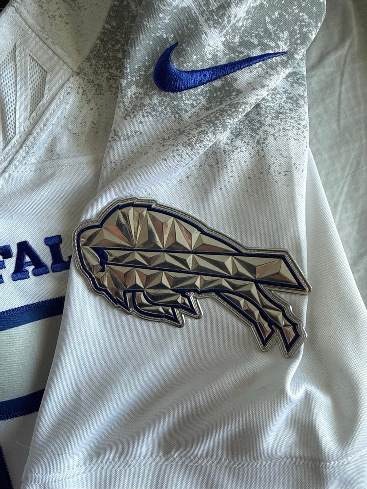 Men’s Nike Keon Coleman #0 Buffalo Bills 2025 Rivalries Vapor Lmtd Jersey Sz L - Thumbnail 6