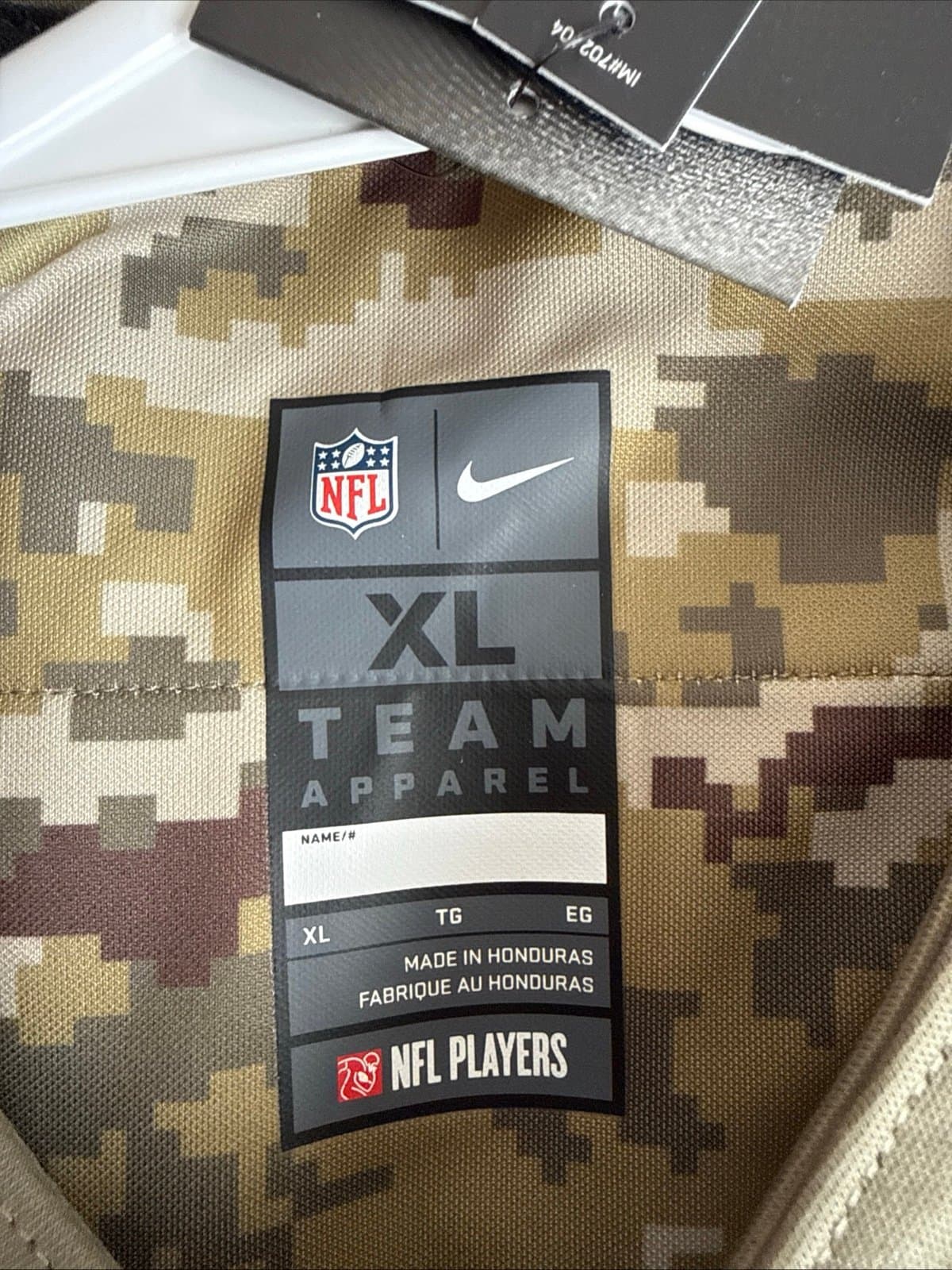 Men’s Nike Christian McCaffrey #22 Panthers Salute To Service Lmtd Jersey Sz XL - Thumbnail 4