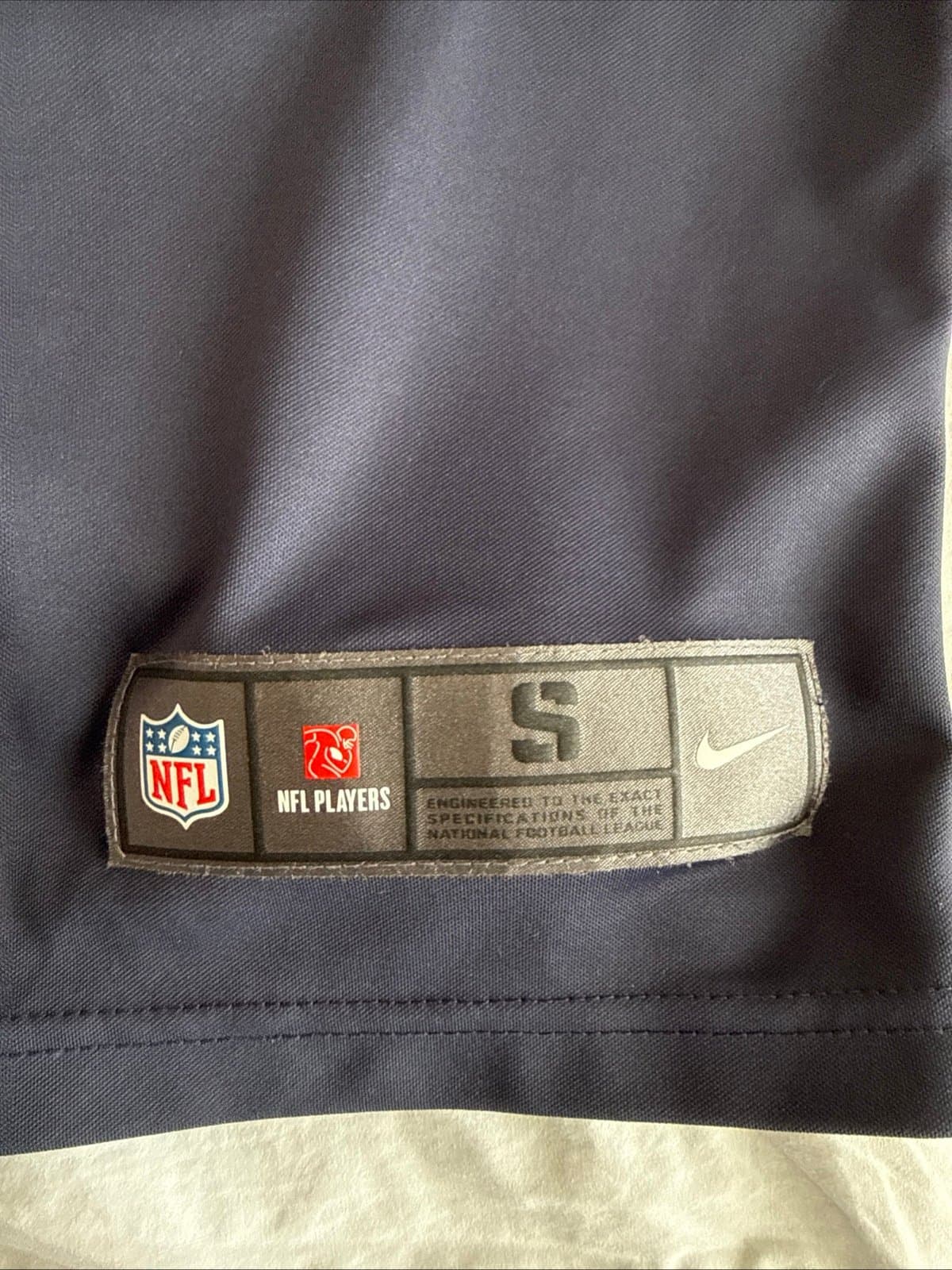 Men’s Nike Walter Payton #34 Chicago Bears Vapor Limited Jersey Sz S - Blue RARE - Thumbnail 3