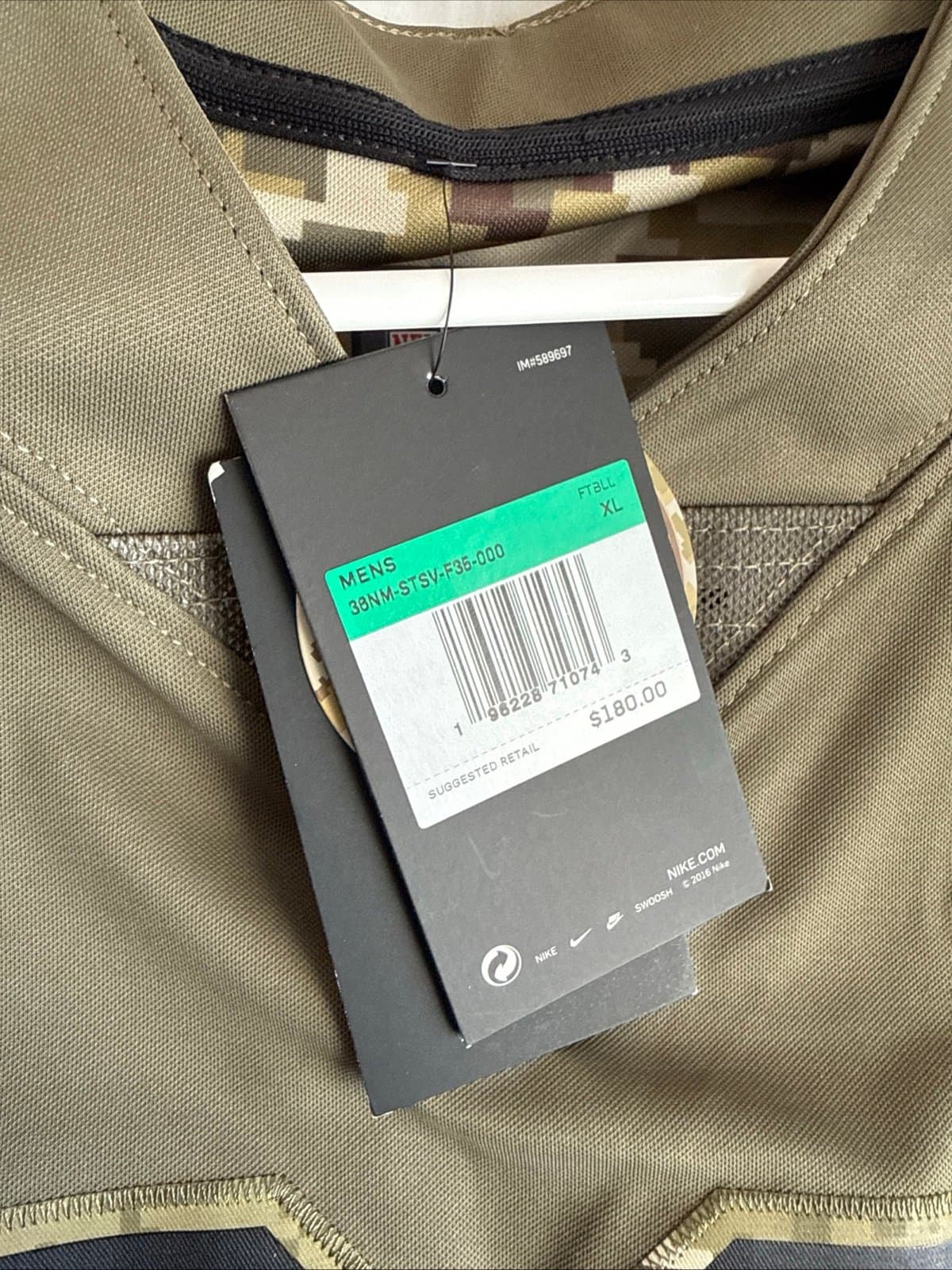 Men’s Nike Christian McCaffrey #22 Panthers Salute To Service Lmtd Jersey Sz XL - Thumbnail 6