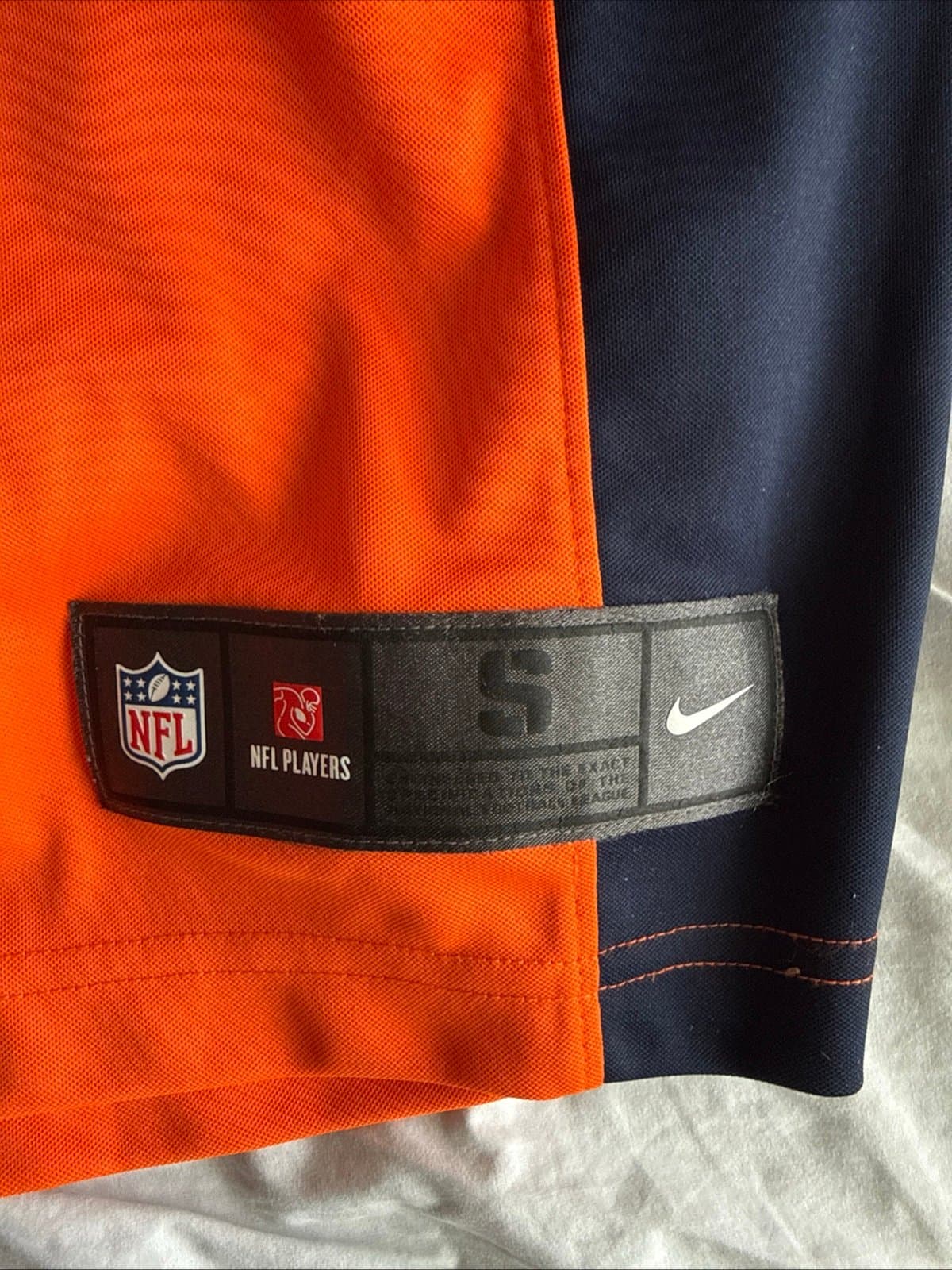 Men’s Nike Von Miller #58 Denver Broncos Vapor Limited Jersey Sz S - Orange RARE - Thumbnail 3