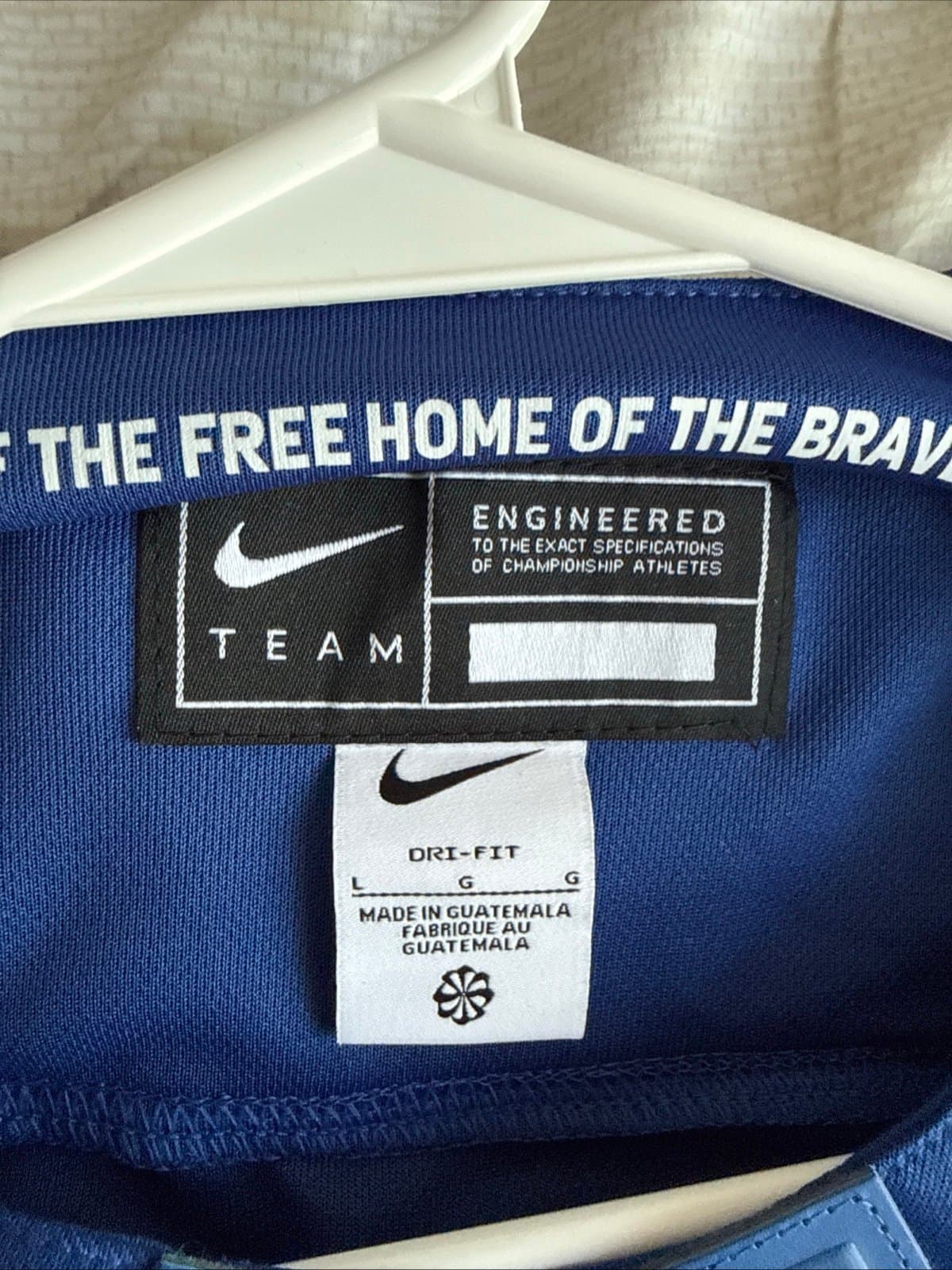 Men’s Nike Tage Thompson #72 Team USA 2026 Winter Olympics Jersey Size L - RARE - Thumbnail 3