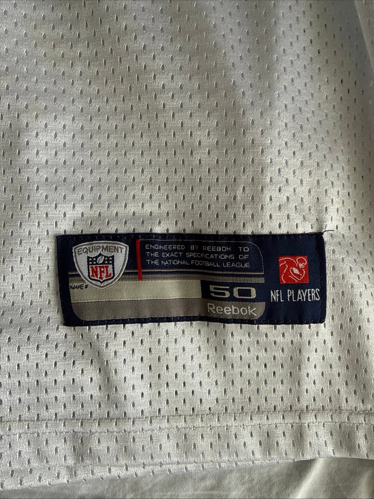 Men’s Reebok Curtis Martin #28 New York Jets HOF Patch NFL Jersey Sz 50 - RARE - Thumbnail 3