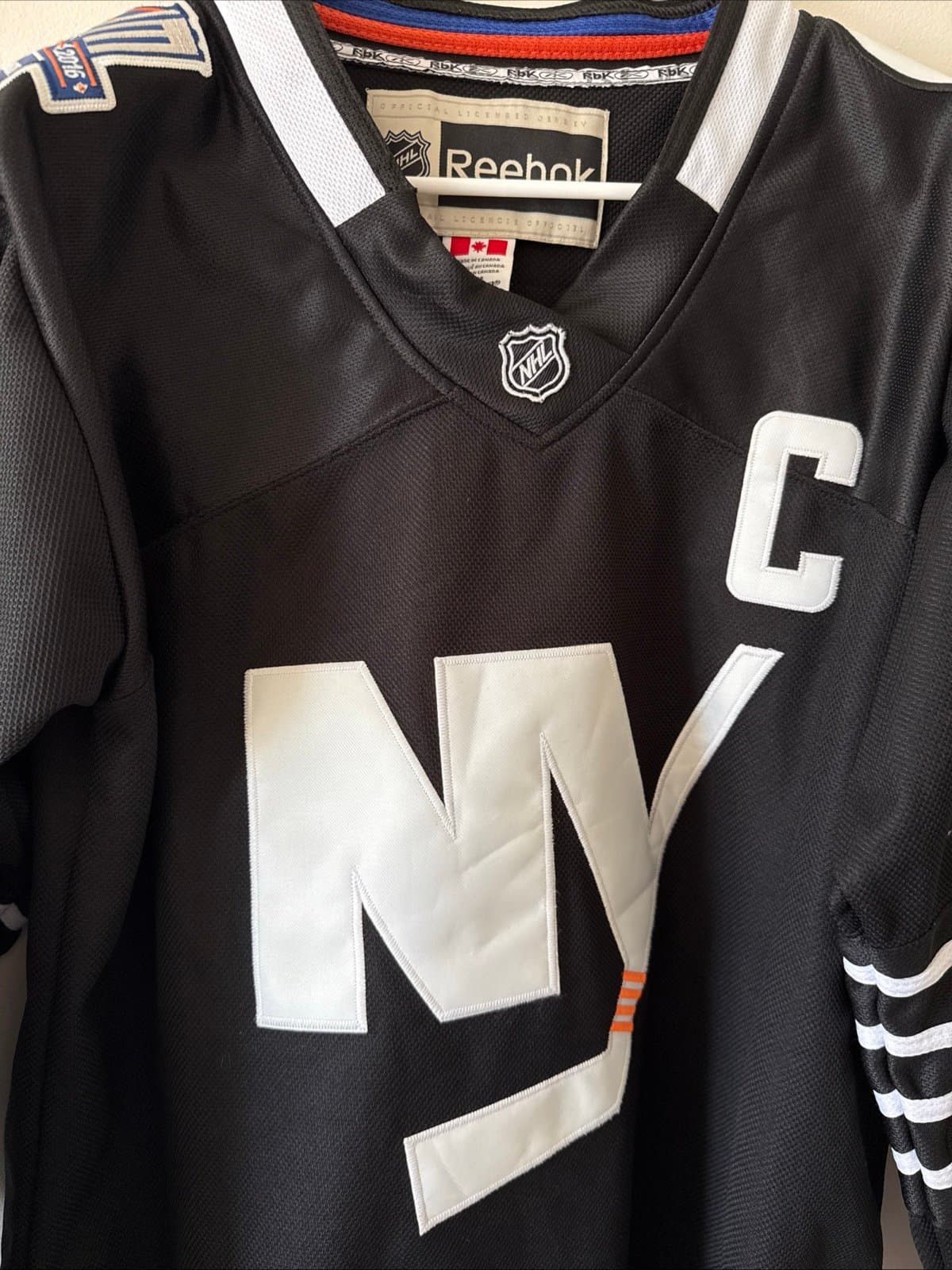 Men’s Reebok John Tavares #91 New York Islanders 2015 Inaugural Szn Jersey Sz 52 - Thumbnail 2