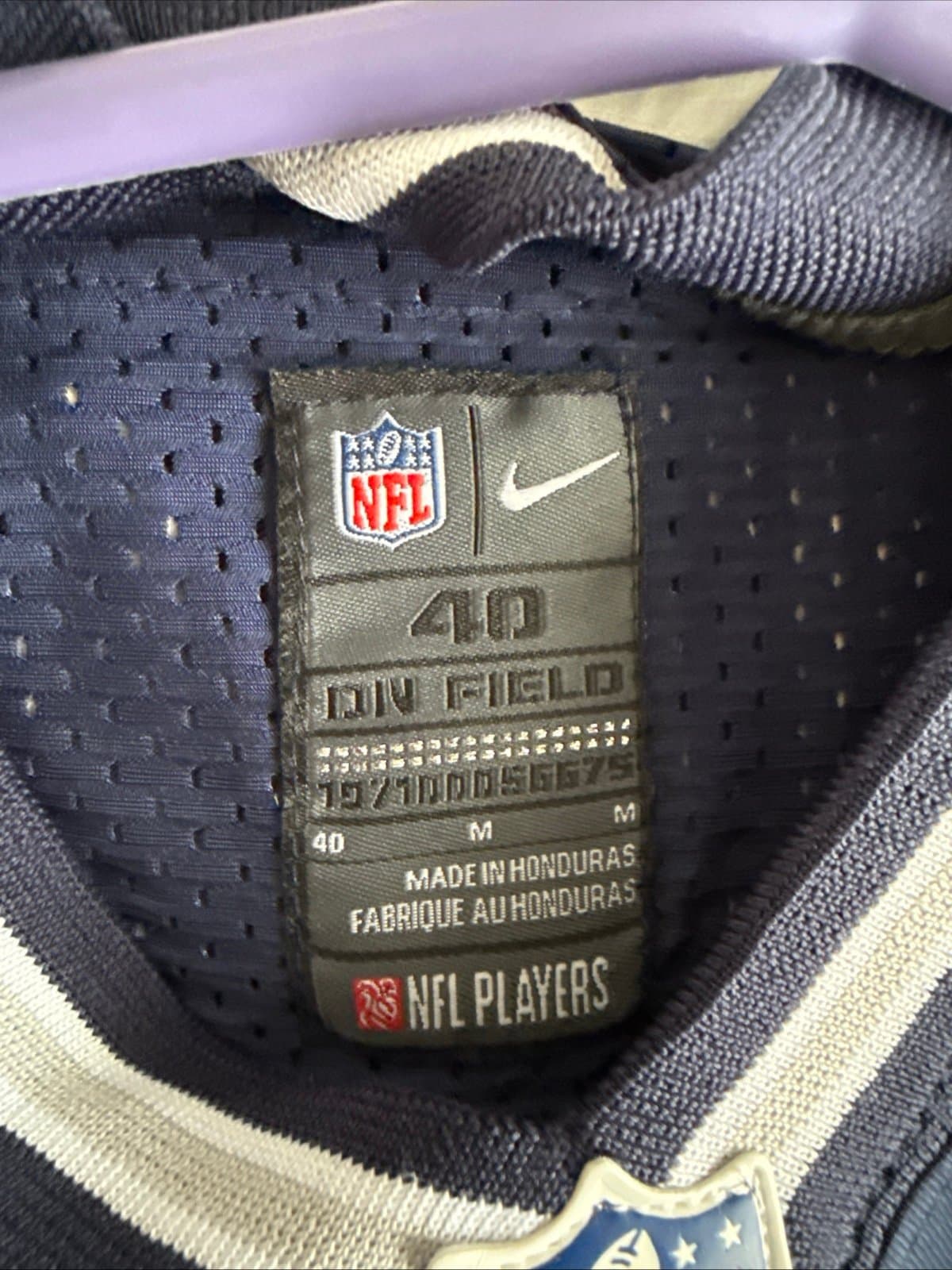 Men’s Nike Troy Aikman #8 Dallas Cowboys NFL Football Jersey Sz 40 - Blue RARE - Thumbnail 4