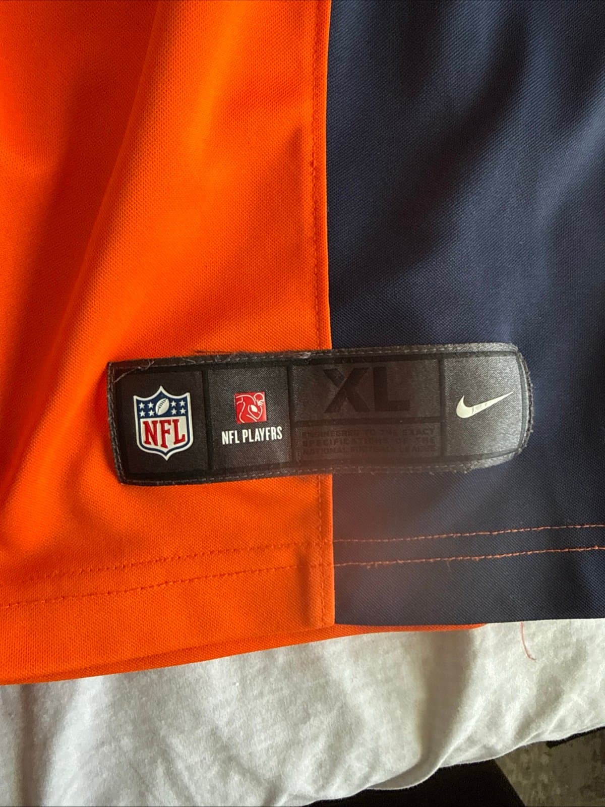 Men’s Nike Von Miller #58 Denver Broncos Vapor Limited Jersey Sz XL Orange RARE - Thumbnail 3