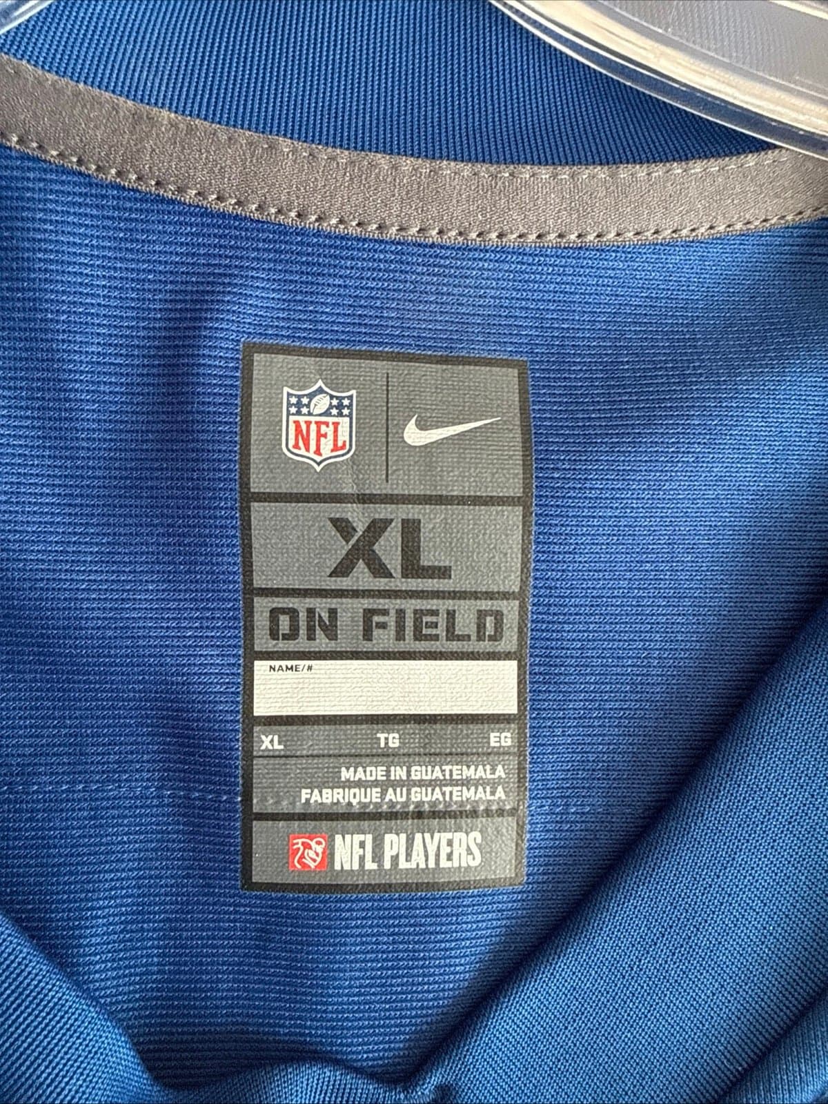 Men’s Nike Aaron Rodgers #12 GB Packers 2017 Pro Bowl NFC Jersey Sz XL Blue RARE - Thumbnail 4