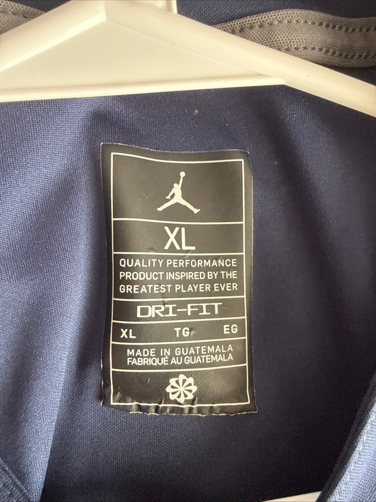 Men’s Jordan Michigan Wolverines #1 2024 Championship Jersey Sz XL - Blue RARE - Thumbnail 4