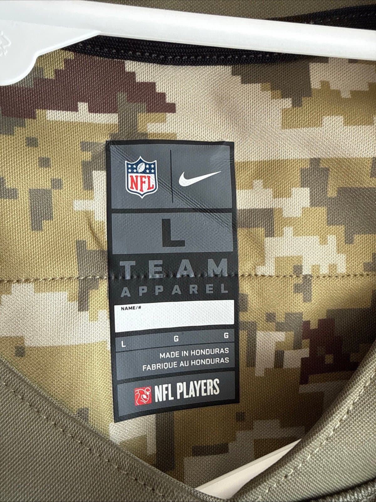 Men’s Lamar Jackson #8 Baltimore Ravens 2022 Salute To Service Jersey Sz L RARE - Thumbnail 4