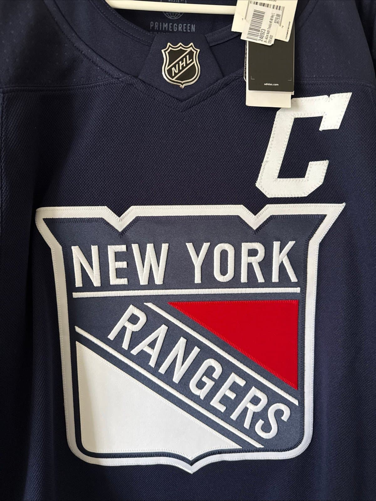 Men’s Adidas Jacob Trouba #8 New York Rangers Authentic Jersey Sz 52 - NWT RARE - Thumbnail 2