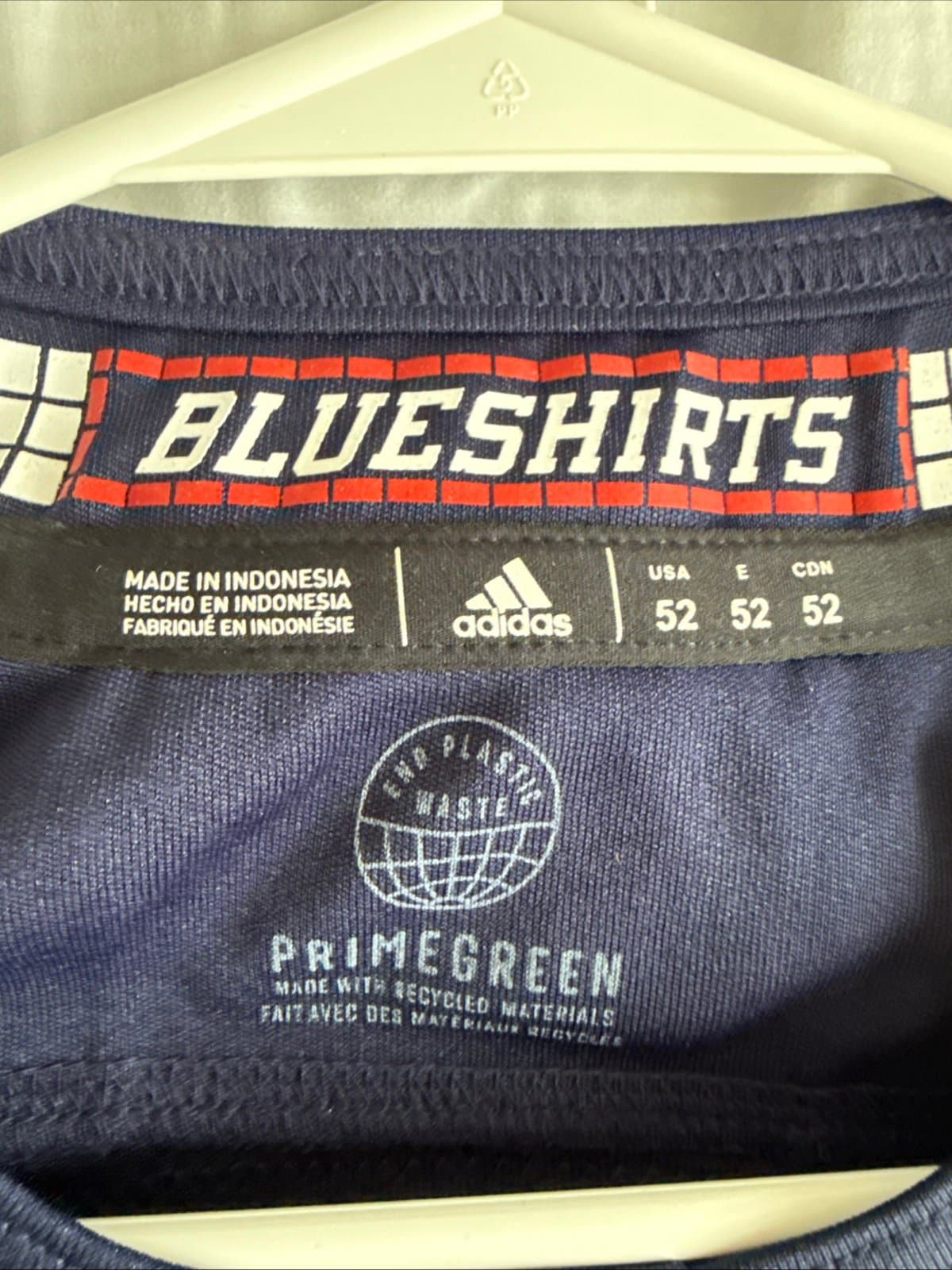 Men’s Adidas Jacob Trouba #8 New York Rangers Authentic Jersey Sz 52 - NWT RARE - Thumbnail 3