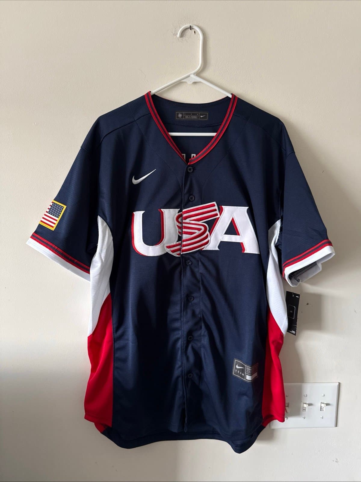 Men’s Nike Tarik Skubal #27 Team USA 2026 World Baseball Classic Jersey Sz L NWT - Image 1