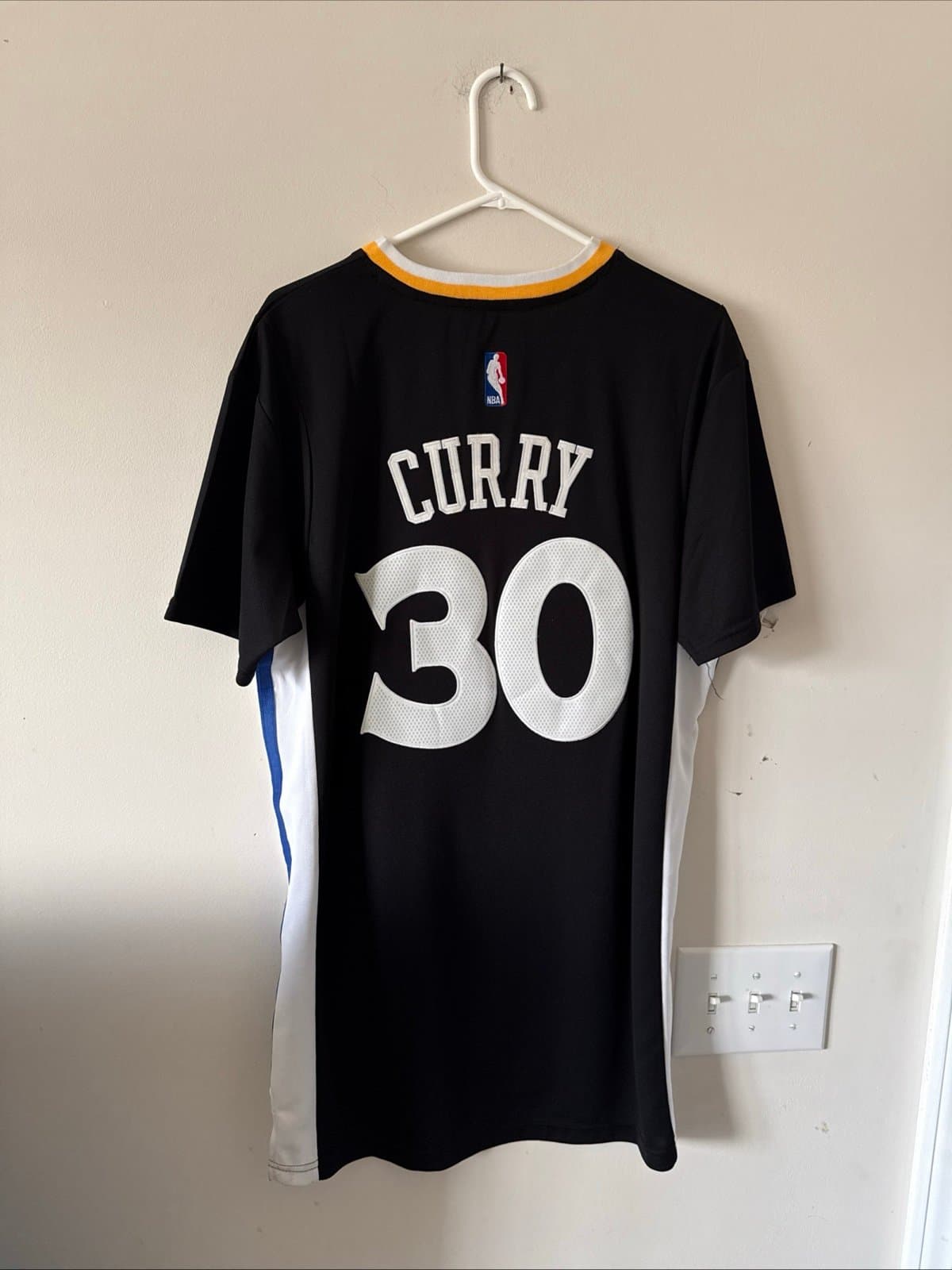 Men’s adidas Stephen Curry #30 Golden State Warriors Jersey Sleeved Sz XL - RARE - Thumbnail 6