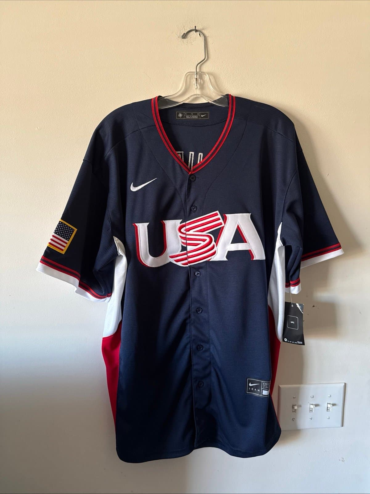 Men’s Nike Tarik Skubal #27 Team USA 2026 World Baseball Classic Jersey Sz XL - Image 1