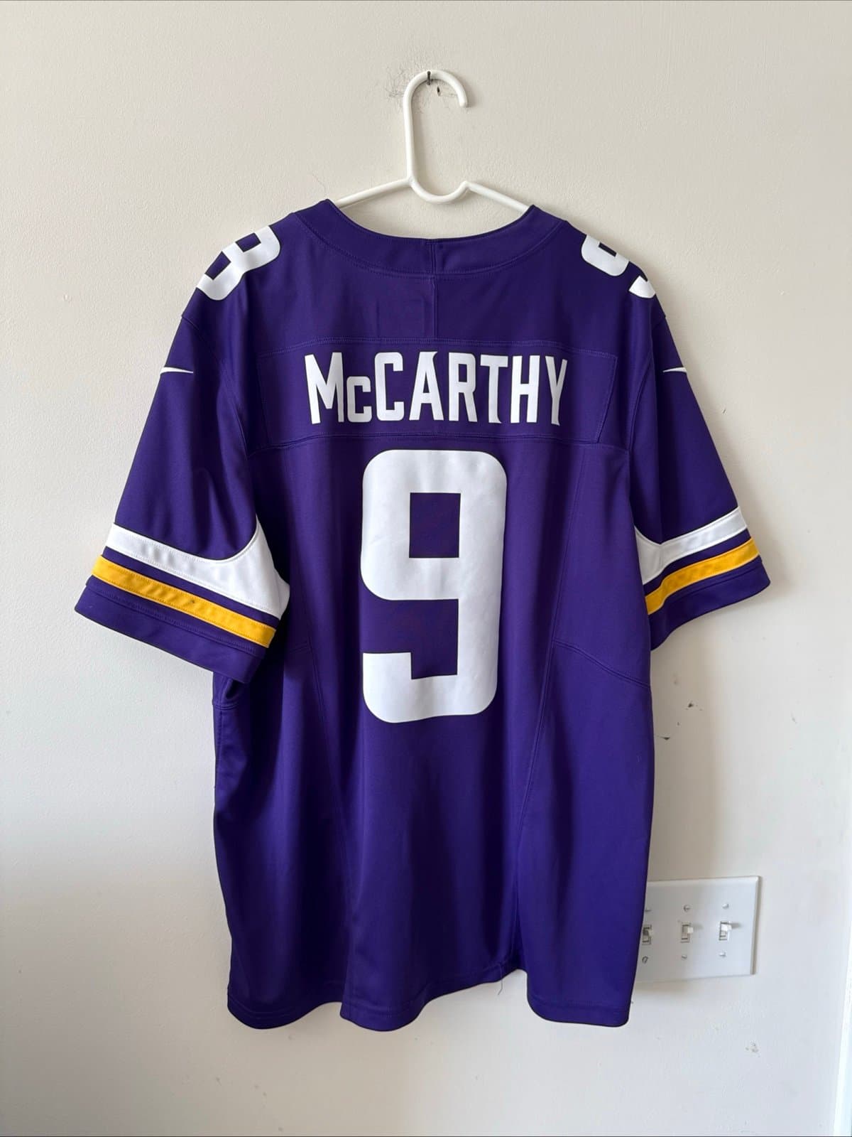 Men’s Nike J.J. McCarthy #9 Minnesota Vikings Vapor Limited Jersey Sz XL - RARE - Thumbnail 6
